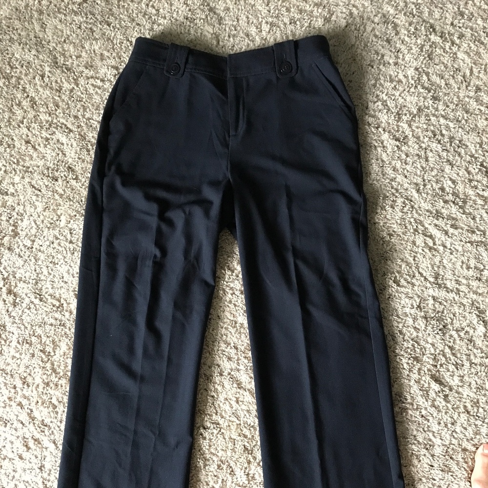 Navy Christopher and Banks dress pants size 4 short